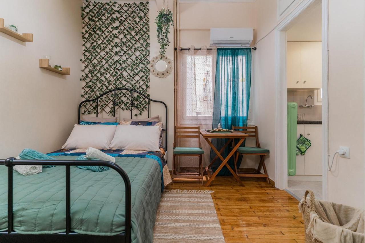 Green Boho Apartment Atenas Exterior foto