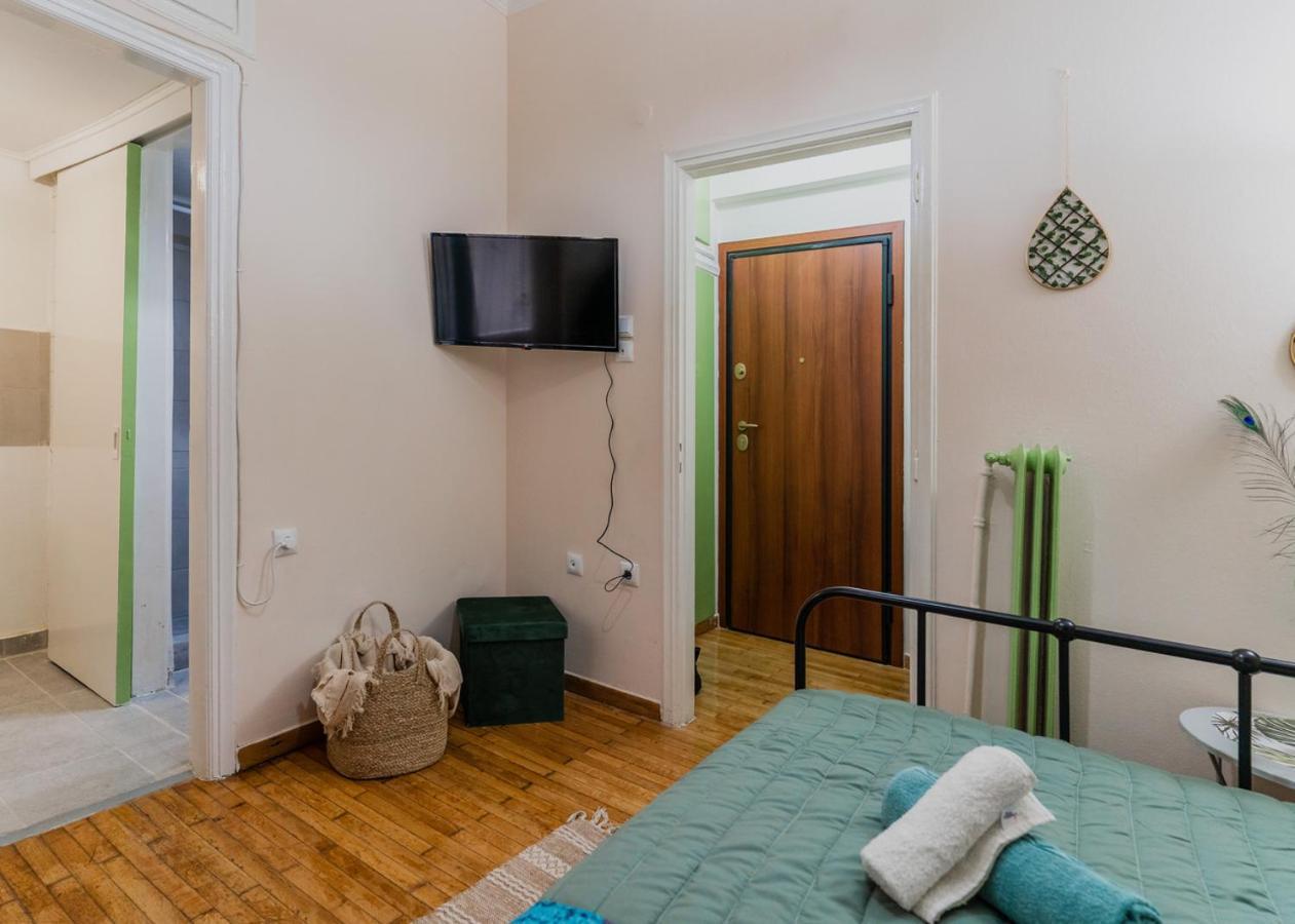 Green Boho Apartment Atenas Exterior foto